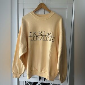 ikeda jeans New Oversized Vintage crewneck